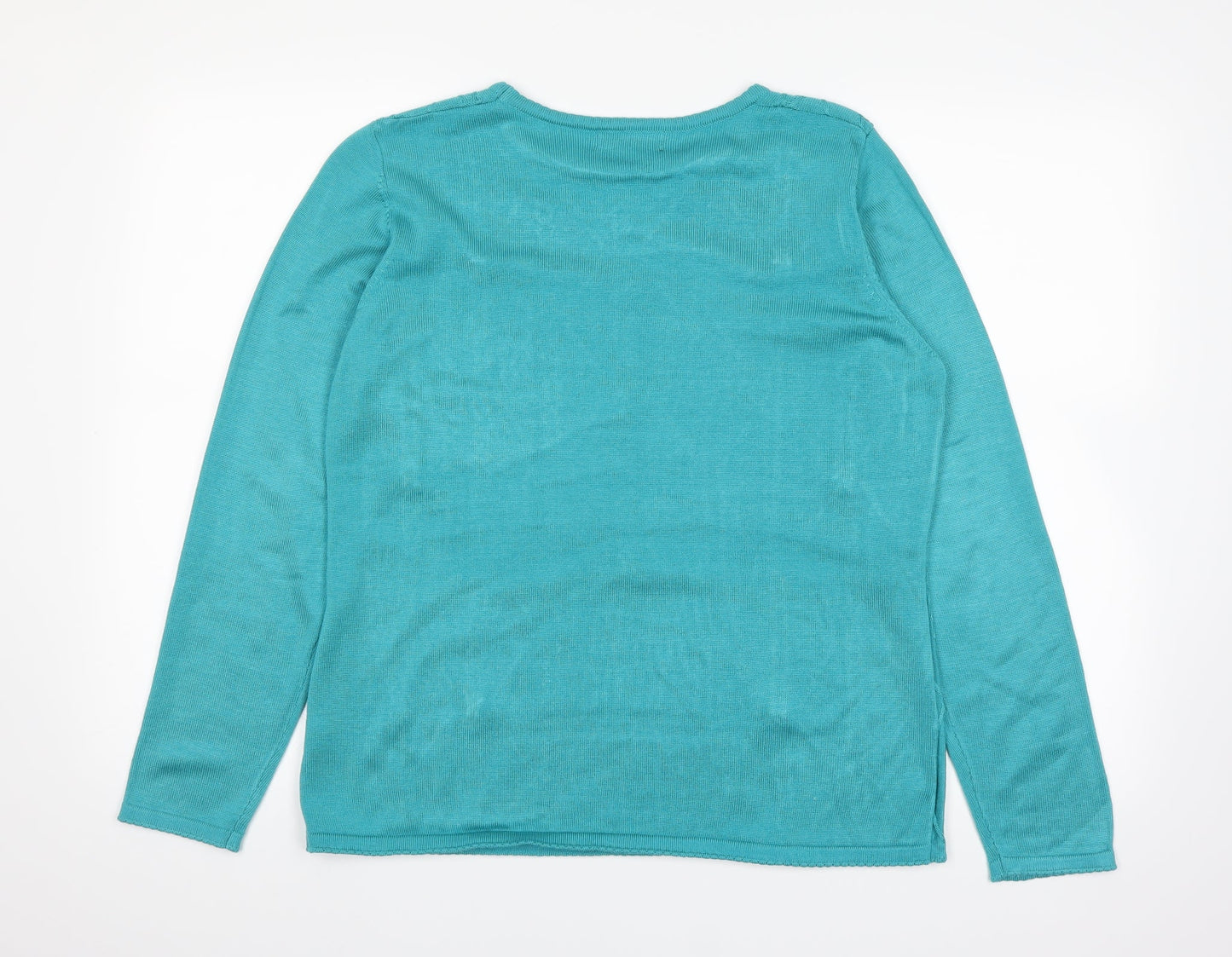 Bonmarché Womens Blue   Pullover Jumper Size M