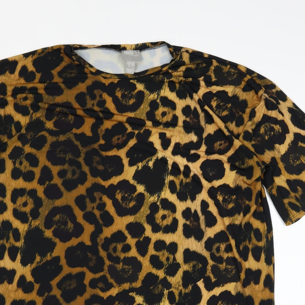 ASOS Womens Orange   Basic T-Shirt Size 8