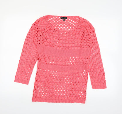 Additional front view of Marble women’s pink jumper, size XS