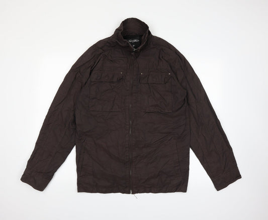 Taylor & Wright Mens Brown   Pea Coat Coat Size M
