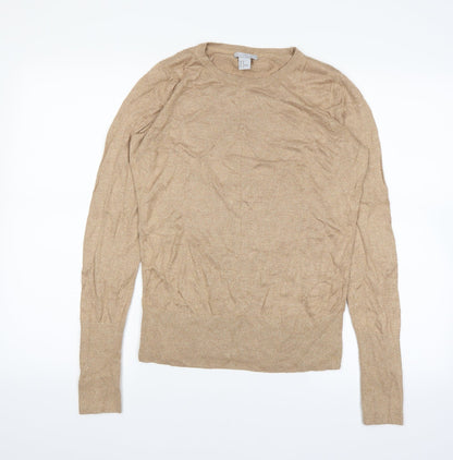 Additional front view of H&M women’s beige jumper, size M