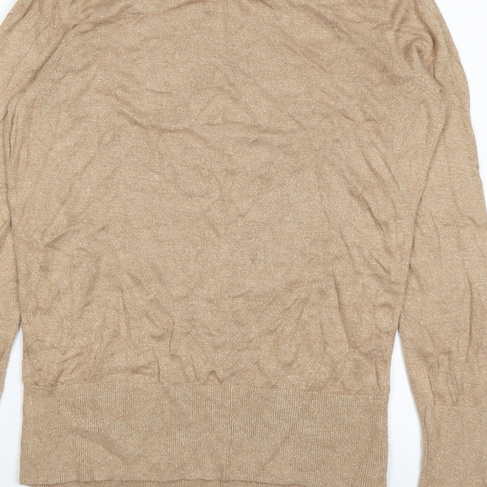 H&M Womens Beige   Pullover Jumper Size M