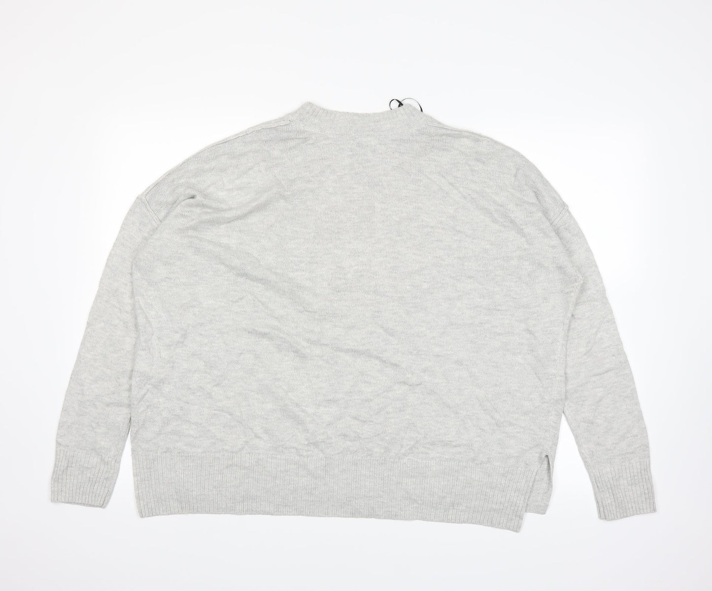 H&M Womens Grey   Pullover Jumper Size M