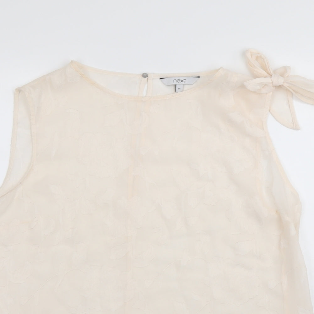 NEXT Womens Beige   Basic Tank Size 14