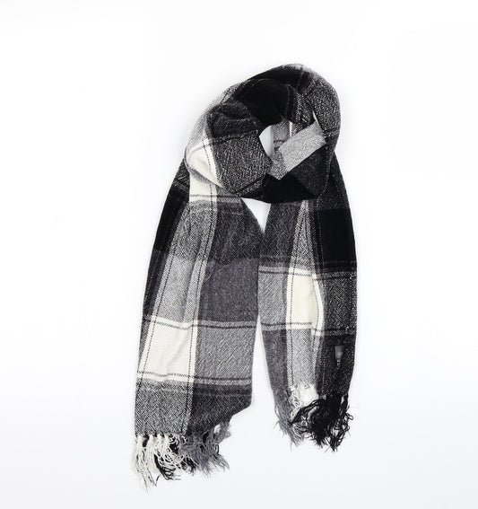 Preworn Womens Black Check   Scarf
