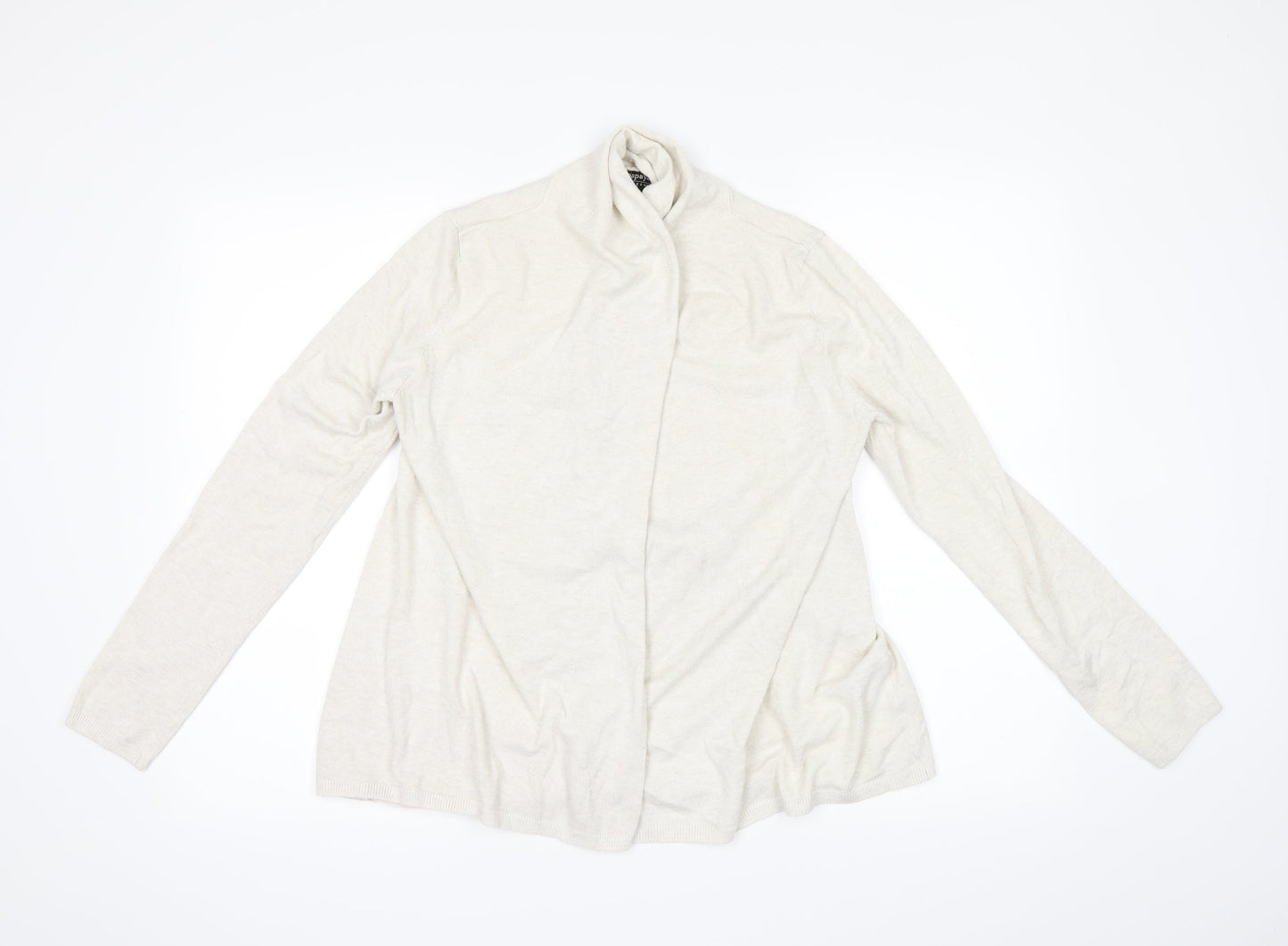 Papaya Womens White   Cardigan Jumper Size 12