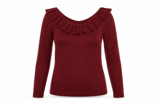Boohoo Womens Red   Cardigan Jumper Size 10