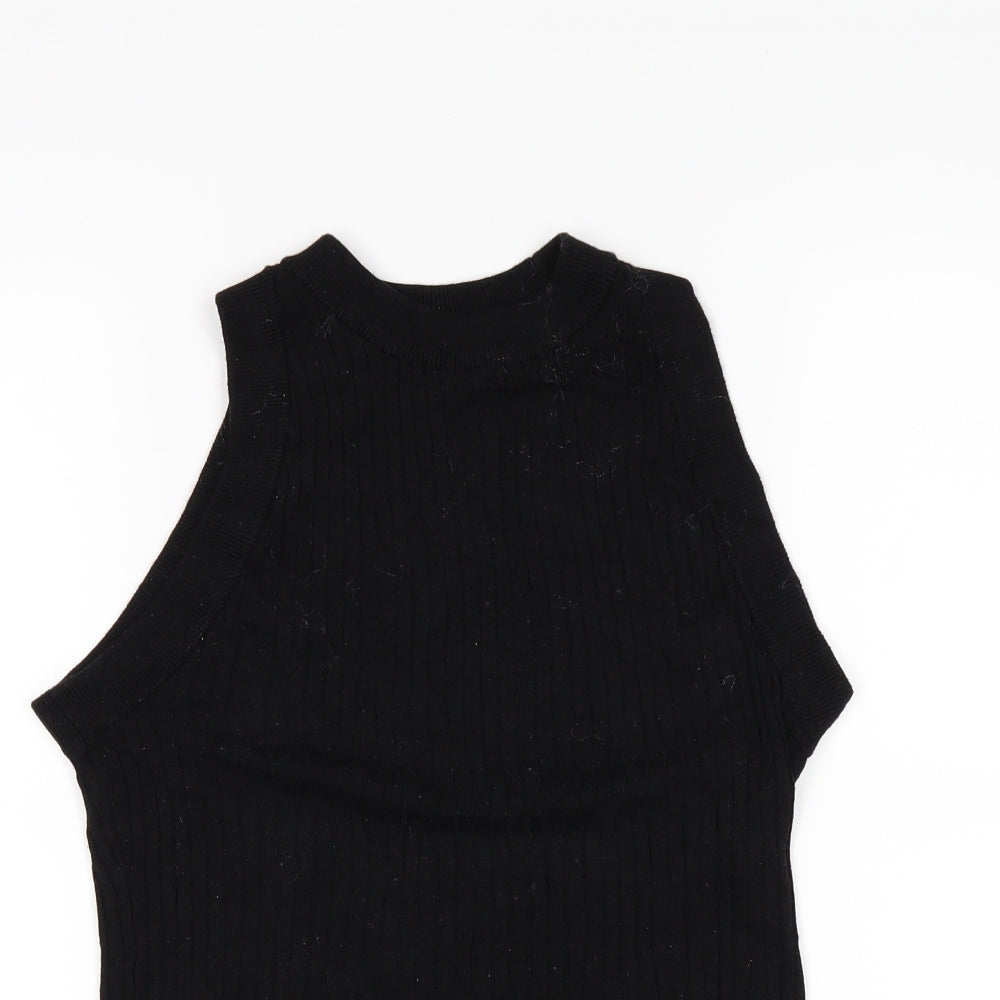 H&M Womens Black   Basic Blouse Size S
