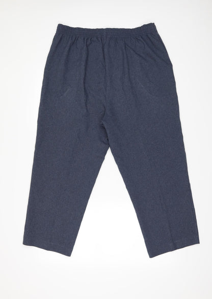 Bonmarché Womens Blue Trousers Size 16 L23 in