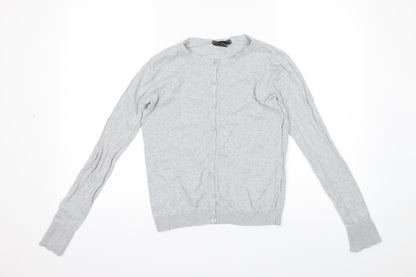 Additional front view of Primark women’s grey basic blouse, size UK 8