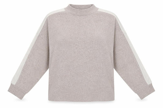 Front view of F&F women’s ivory jumper, size UK 20