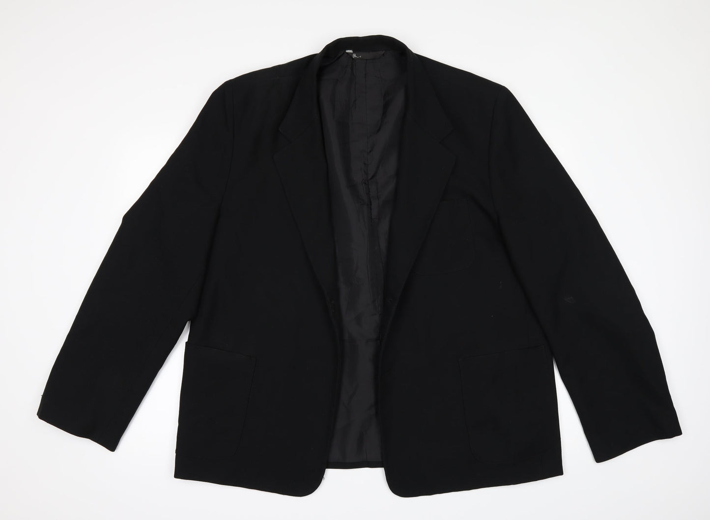 BHS Mens Black   Jacket Suit Jacket Size 42