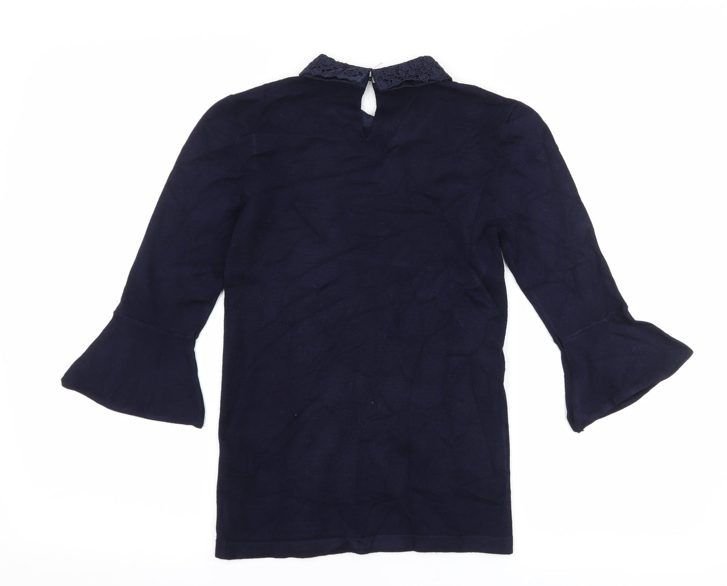 Warehouse Womens Blue   Basic T-Shirt Size 6