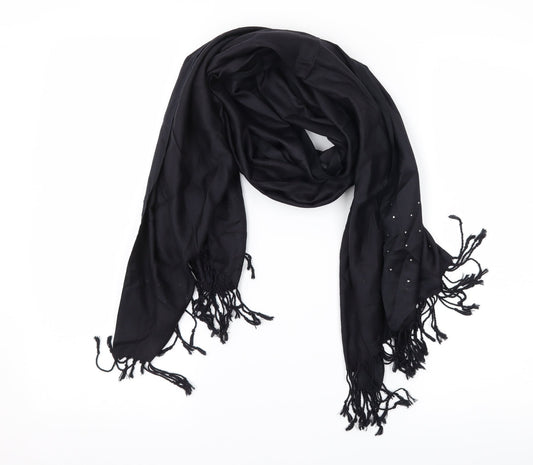 Preworn Womens Black    Scarf