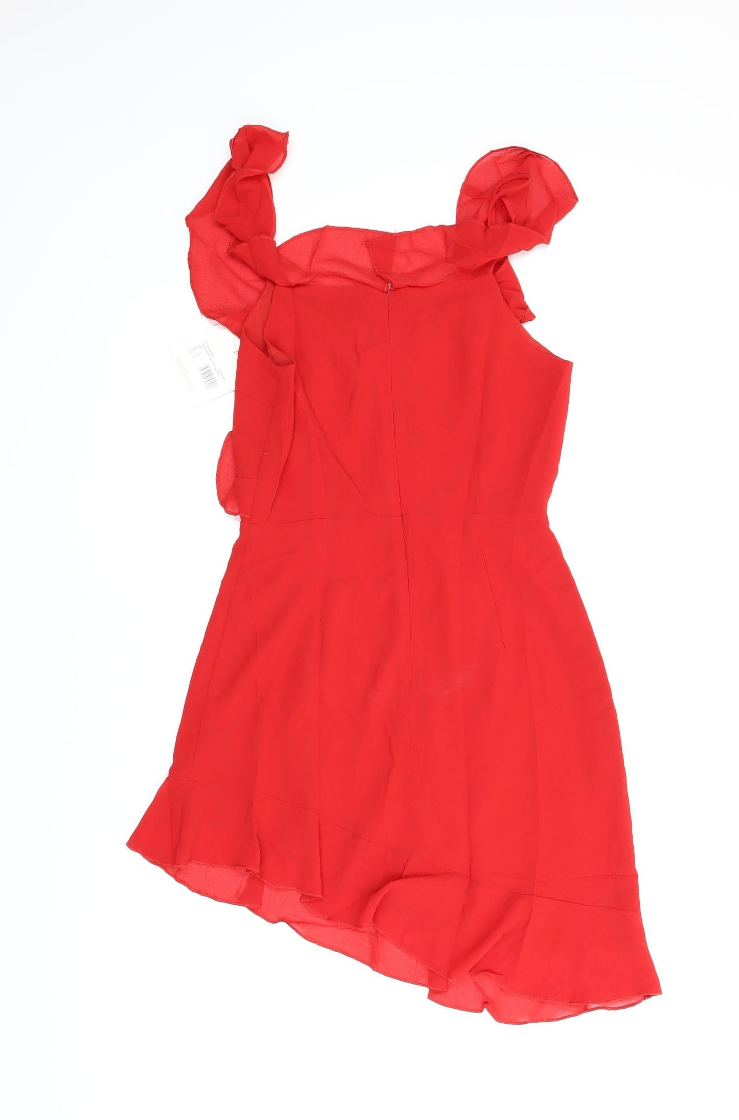 Misguided Womens Red   Fit & Flare  Size 8
