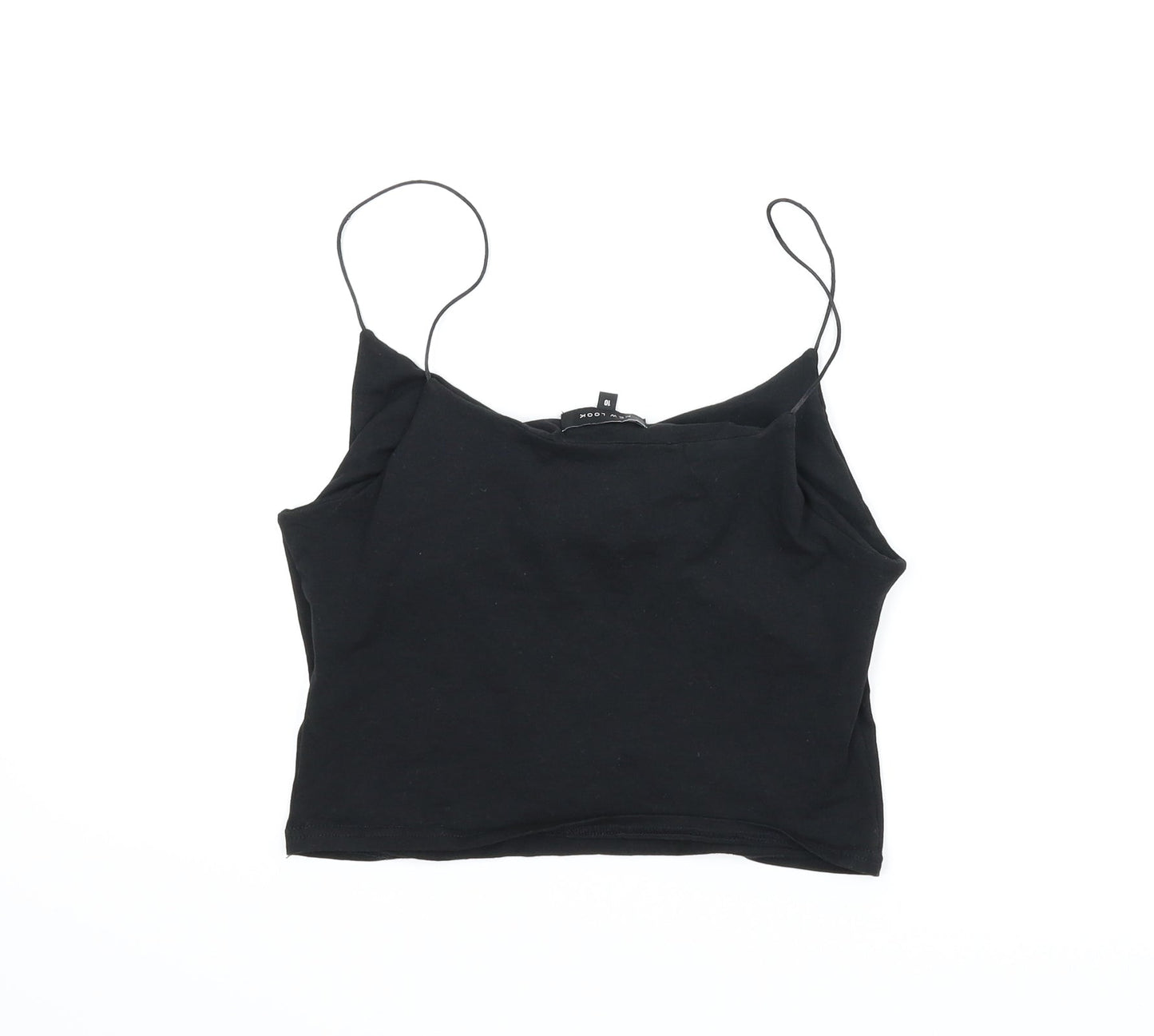 New Look Womens Black   Camisole Tank Size 10