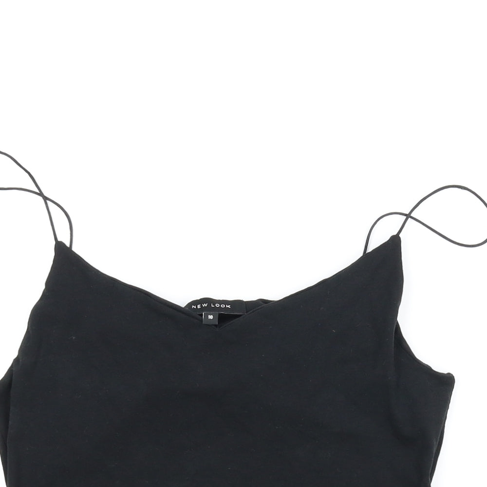 New Look Womens Black   Camisole Tank Size 10