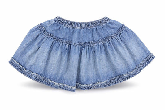 George Girls Blue  Denim A-Line Skirt Size 3-4 Years