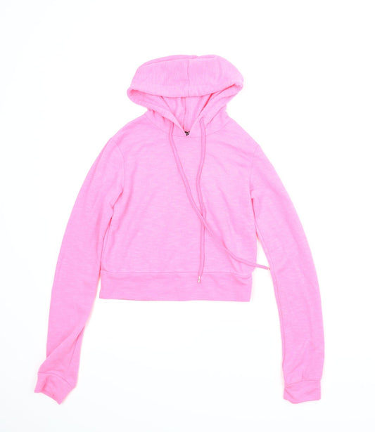 Select Womens Pink   Pullover Hoodie Size 6