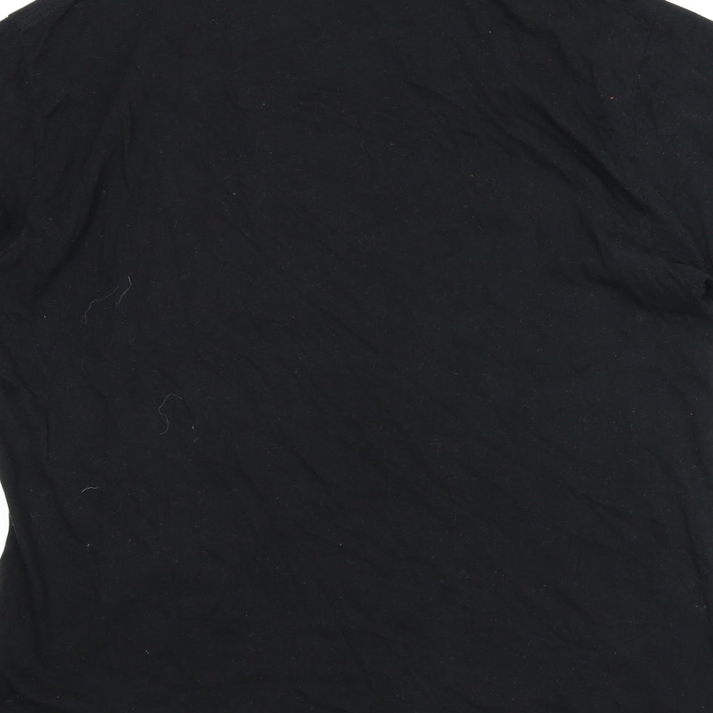 FAS Mens Black    T-Shirt Size XL