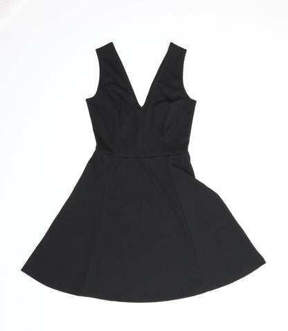 Womens Black   A-Line  Size 8