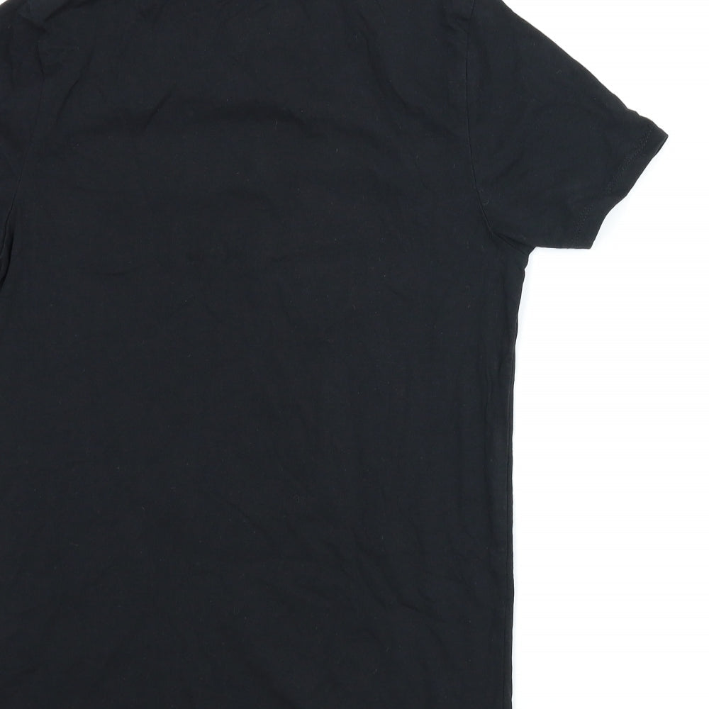 Primark Boys Black   Basic T-Shirt Size M  - Fortnite