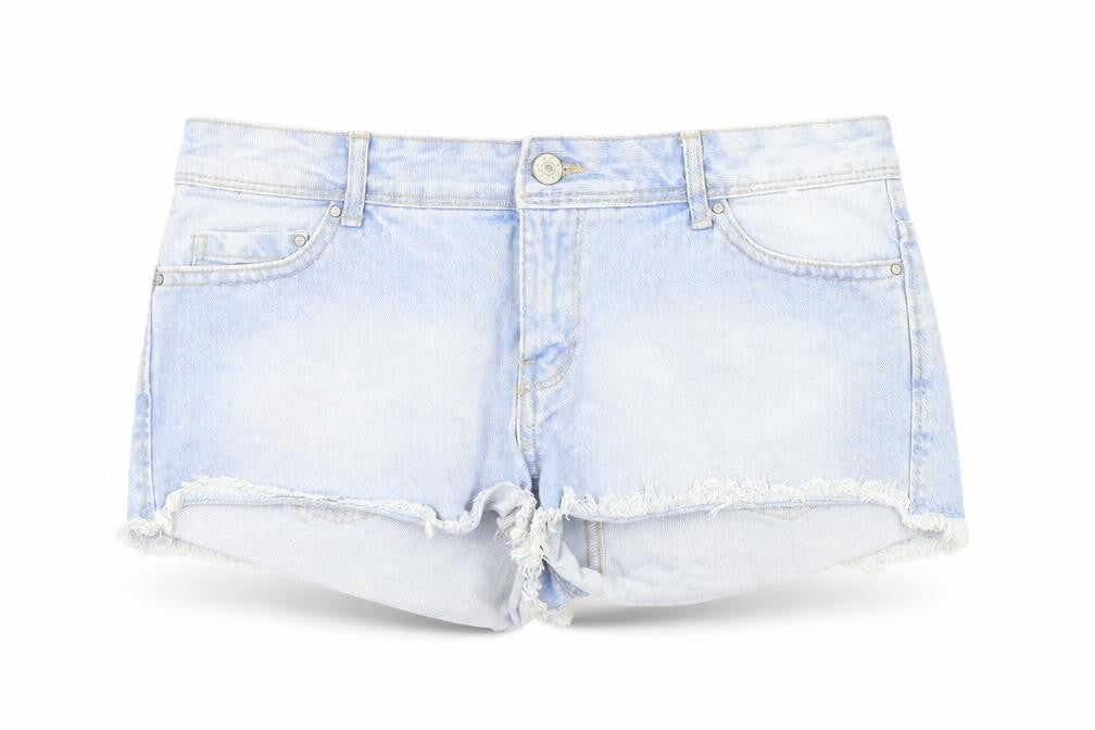 Denim & Co.  Womens Blue   Hot Pants Shorts Size 8