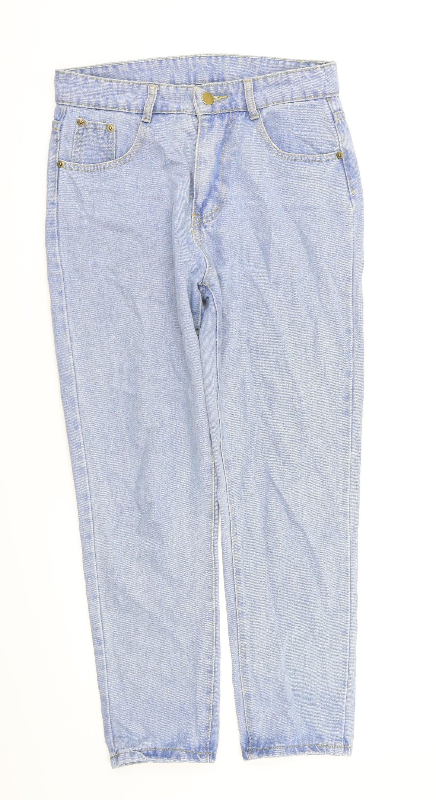 preworn  Womens Blue   Straight Jeans Size S L25 in