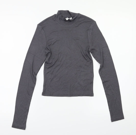 H&M Womens Grey   Basic T-Shirt Size XS