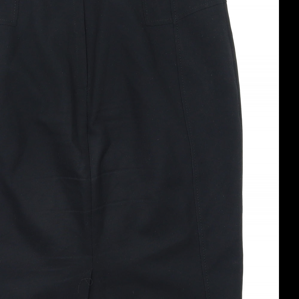Dorothy Perkins Womens Black   A-Line Skirt Size 12