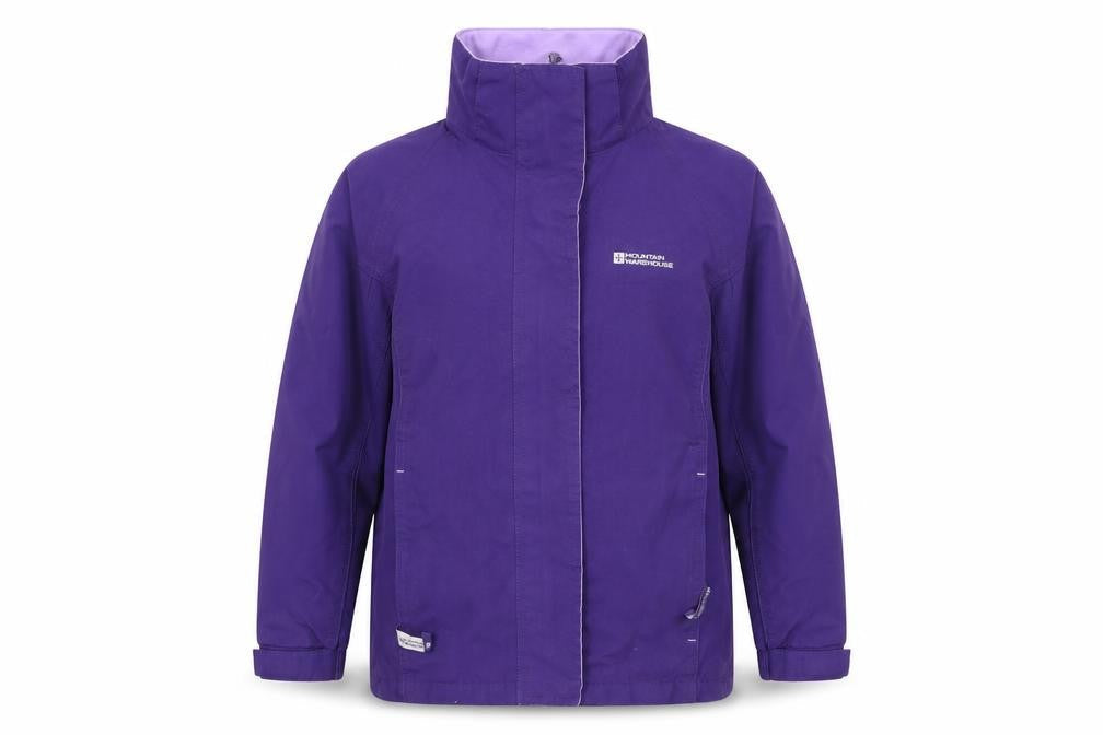 mountin Wearhouse Girls Purple   Basic Coat Coat Size 7-8 Years