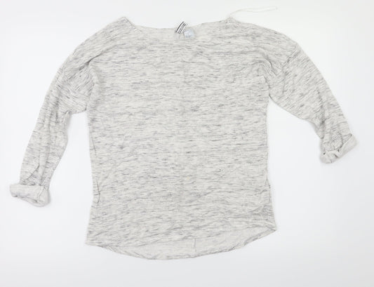 H&M Womens Grey   Basic T-Shirt Size XS