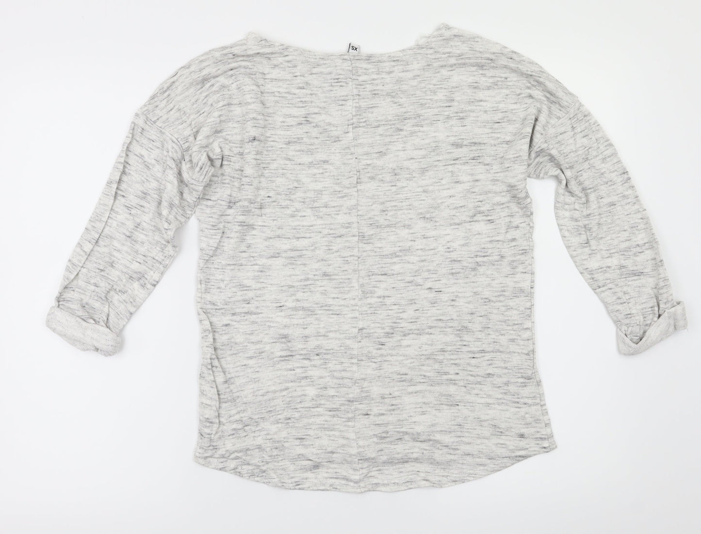 H&M Womens Grey   Basic T-Shirt Size XS