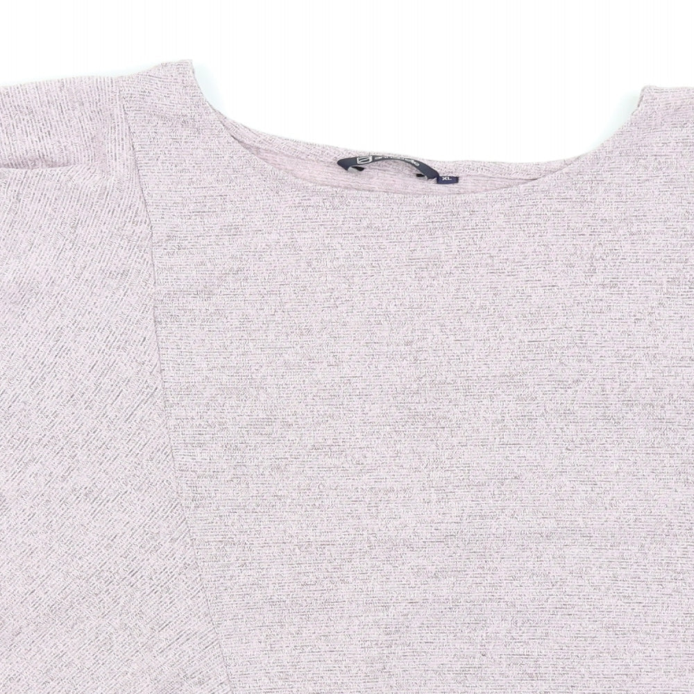 Annabelle Womens Pink   Basic T-Shirt Size XL