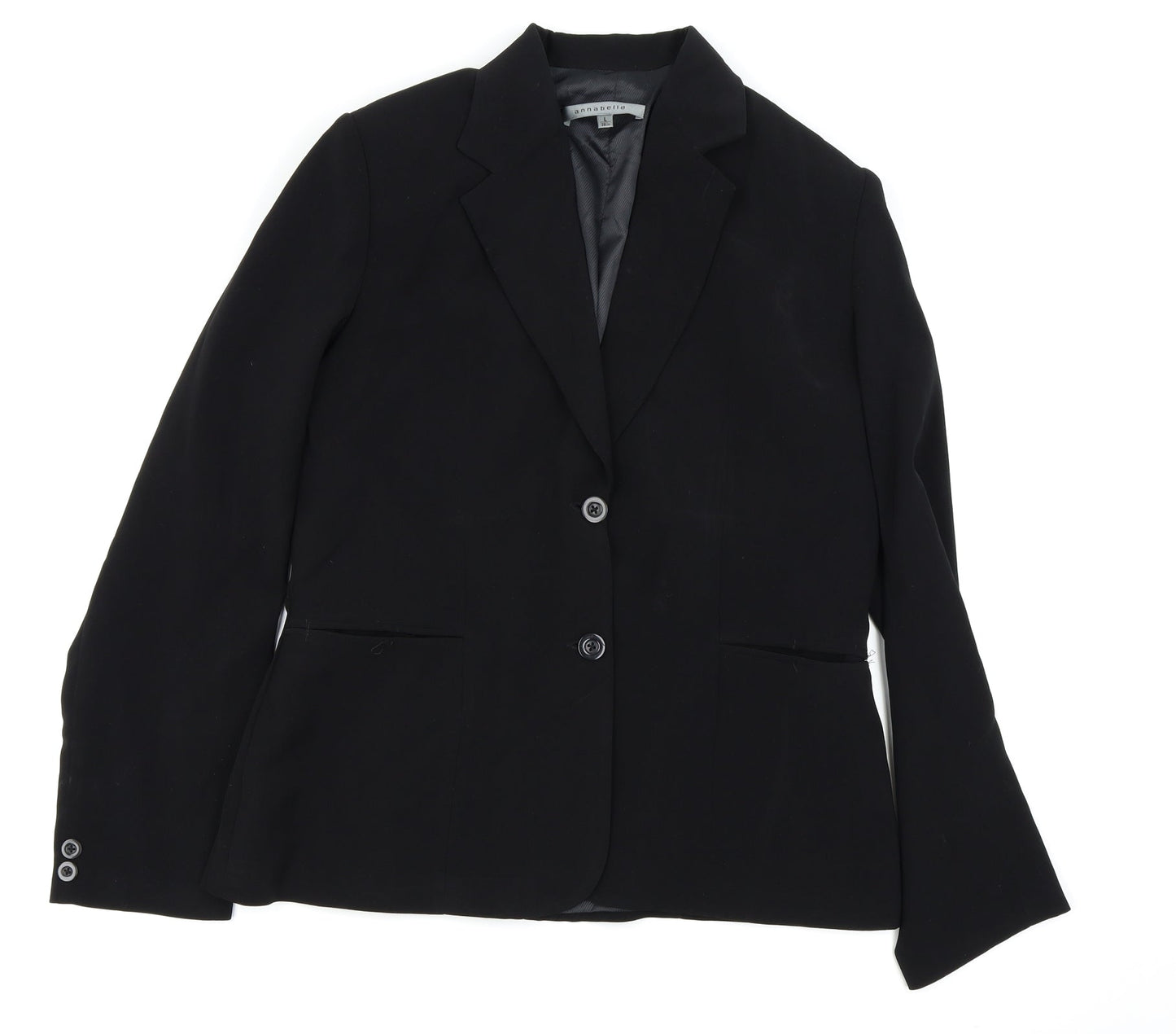 Annabelle Womens Black   Jacket Blazer Size L
