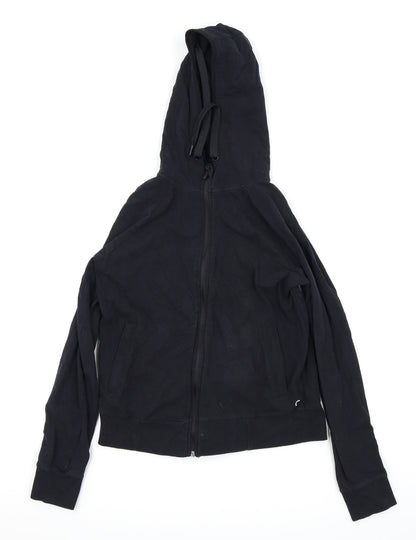 Additional front view of Marks & Spencer women’s black cardigan jumper, size UK 10