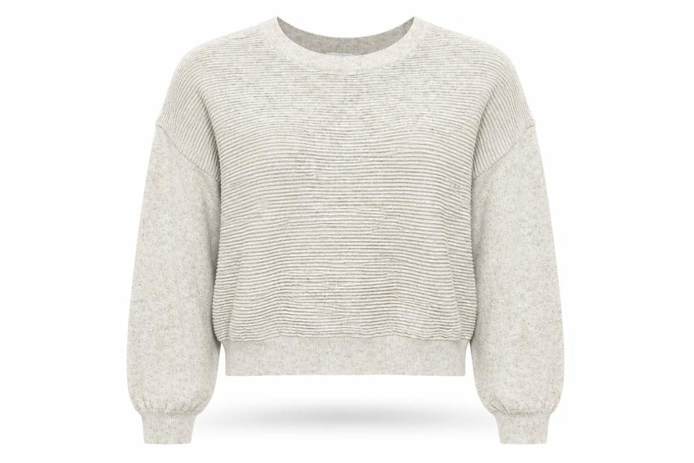 Jaqueline deYong Womens Beige   Pullover Jumper Size XL  - Crop jumper