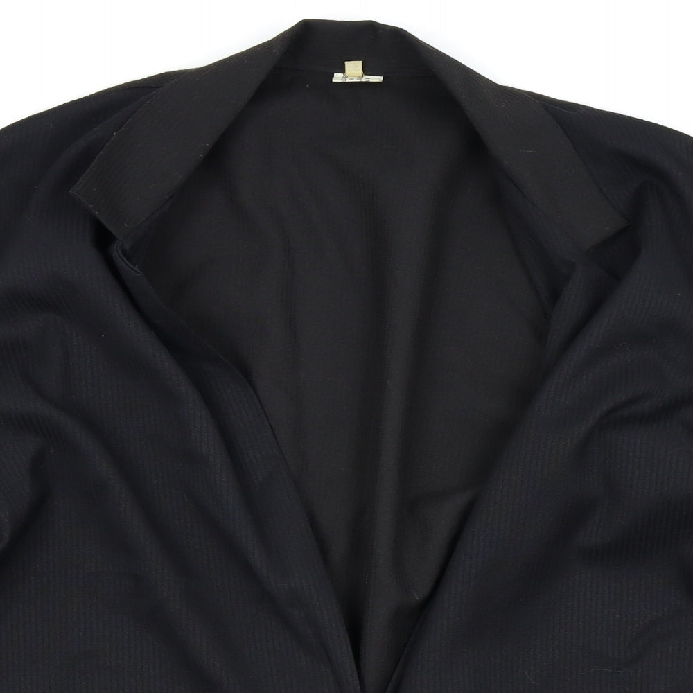 Preworn Womens Black   Jacket Blazer Size 12