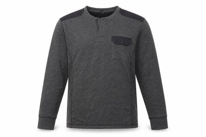Front view of Easy men’s green knit jumper, size M