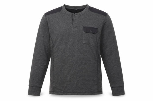 Front view of Easy men’s green knit jumper, size M