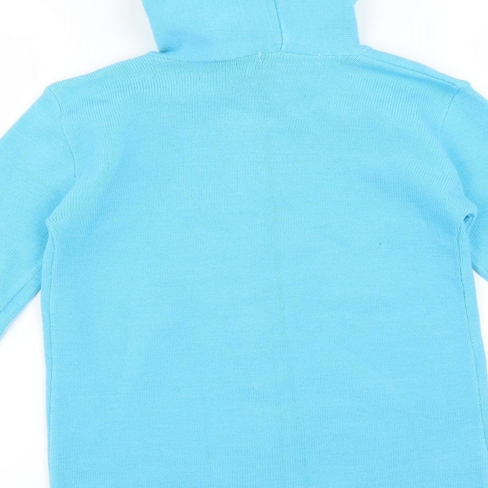 Glimpse Womens Blue   Full Zip Hoodie