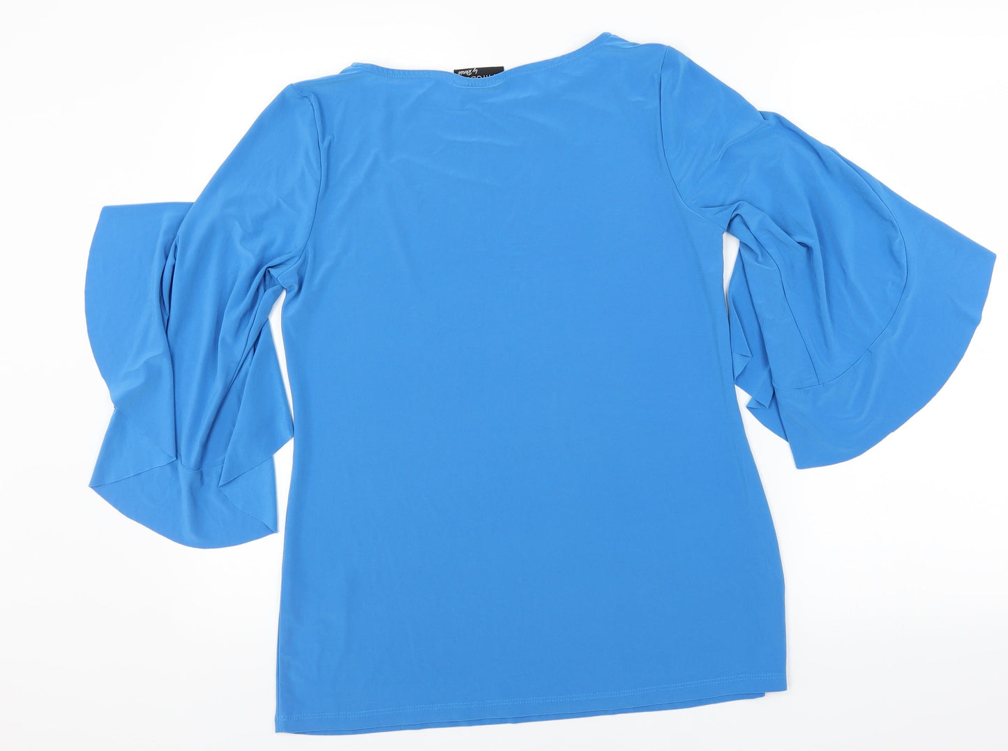 Attitudes  Womens Blue   Basic Blouse Size M