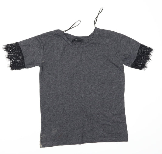 Atmosphere Womens Grey   Basic T-Shirt Size 6