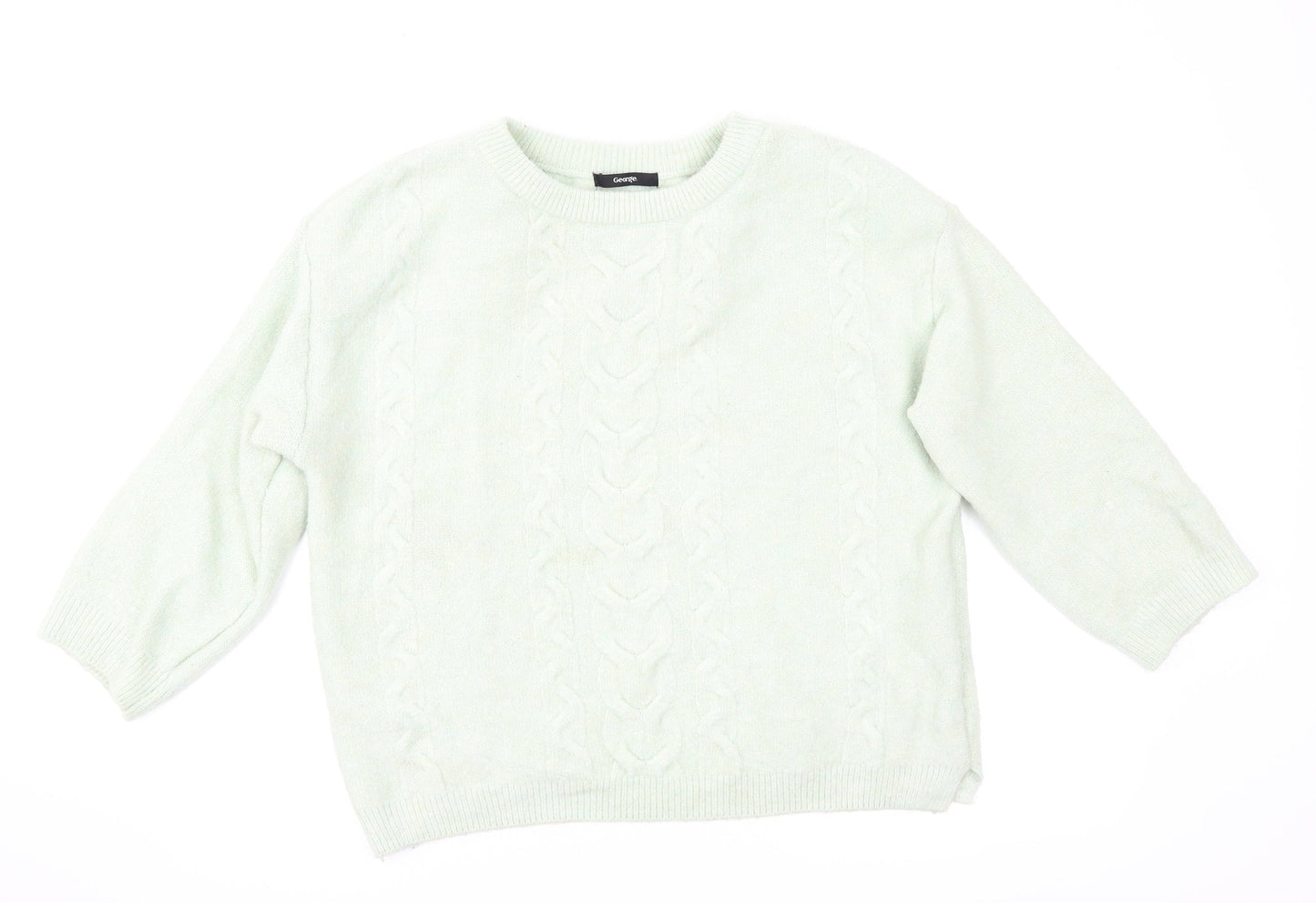 George Womens Green   Pullover Jumper Size 12