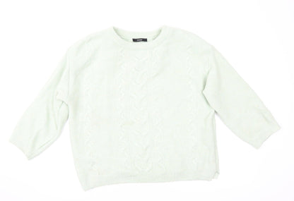 Additional front view of George women’s green jumper, size UK 12