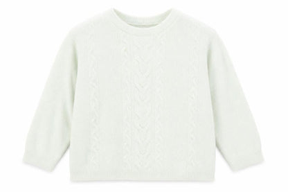 Front view of George women’s green jumper, size UK 12