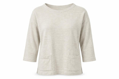 Front view of George women’s beige jumper, size UK 10