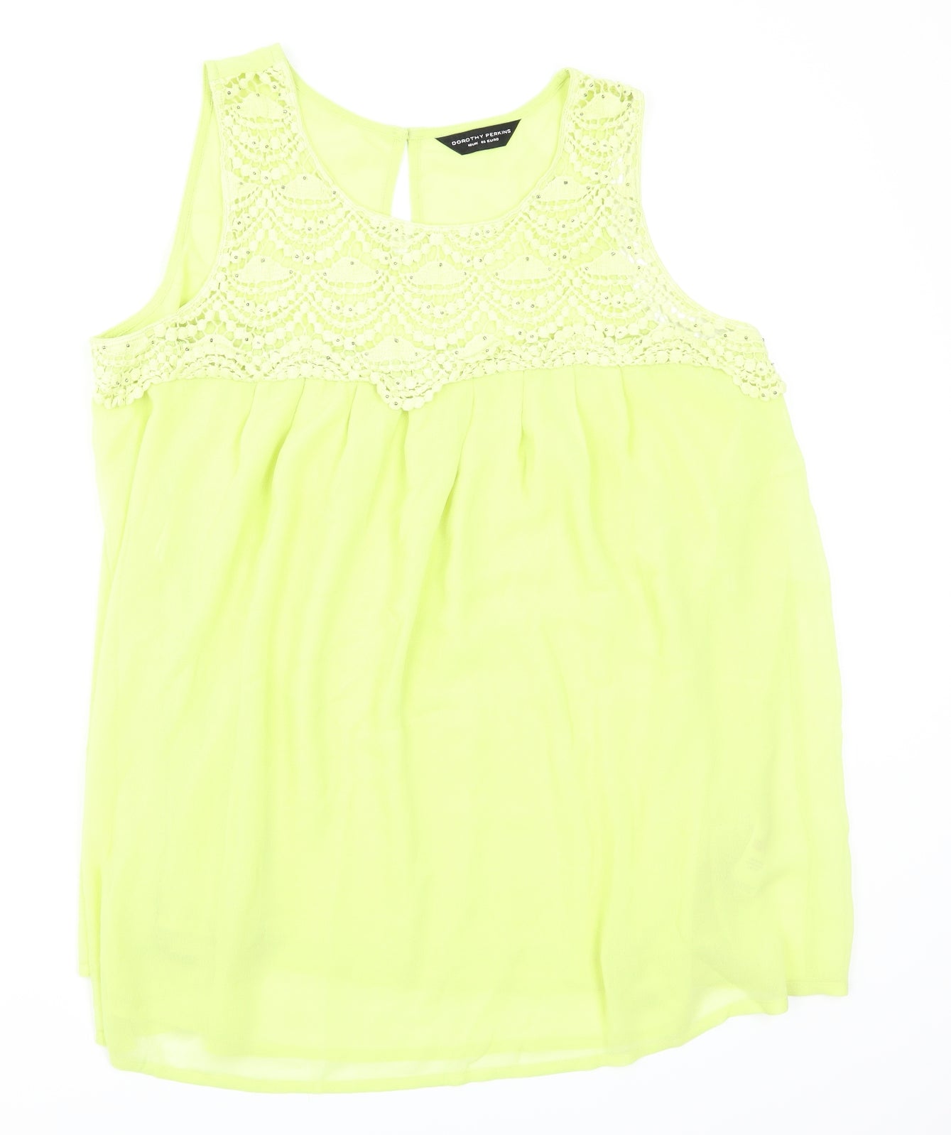 Dorothy Perkins Womens Green   Camisole Tank Size 16