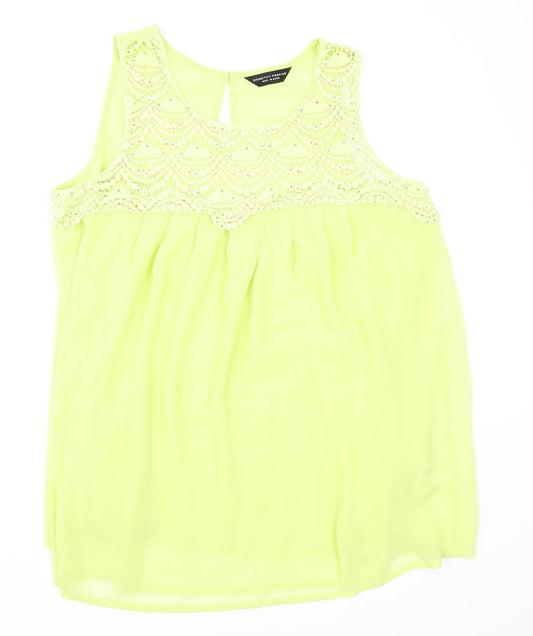 Dorothy Perkins Womens Green   Camisole Tank Size 16