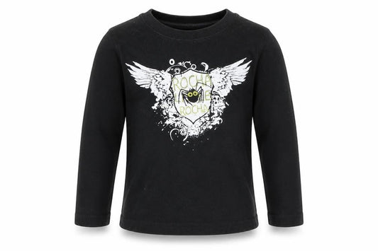 Front view of Debenhams boys’ black basic t-shirt, size 2-3, years